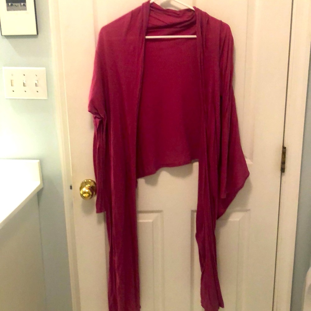 Fuchsia Wrap Cardigan